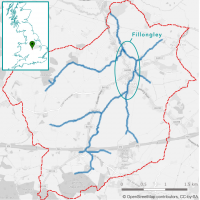Overview of the Fillongley catchment